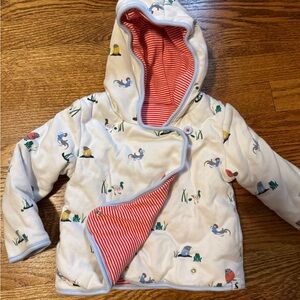 Joules Kids Jacket Reversible sz 6-12m